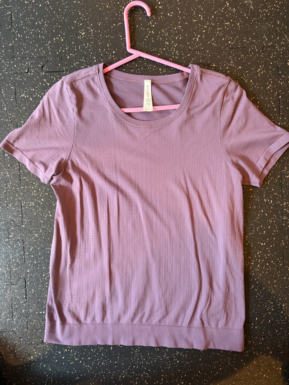 Athleta  rand women’s In Motion Lightweight Short-Sleeve Top - Lavender